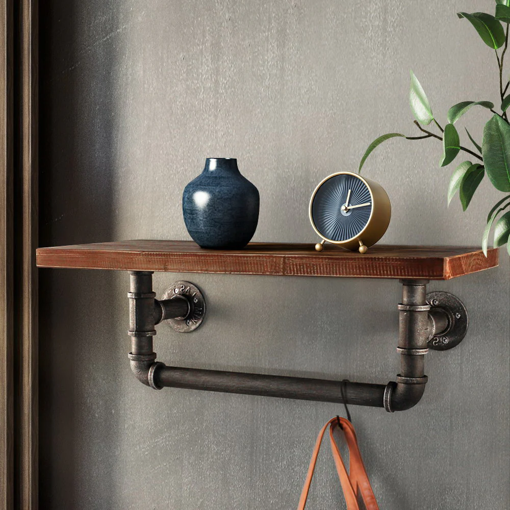 Artiss Floating DIY Pipe Shelf - Ives - Nurns