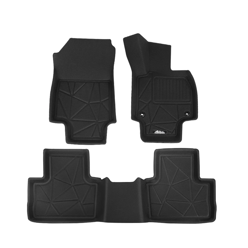 Car Rubber Floor Mats Front And Rear For Toyota RAV4 2019-2022 - Nurns