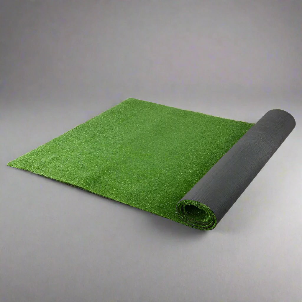 Primeturf Artificial Grass 2mx10m 17mm Synthetic Fake Lawn Turf Plant Plastic Olive - Nurns