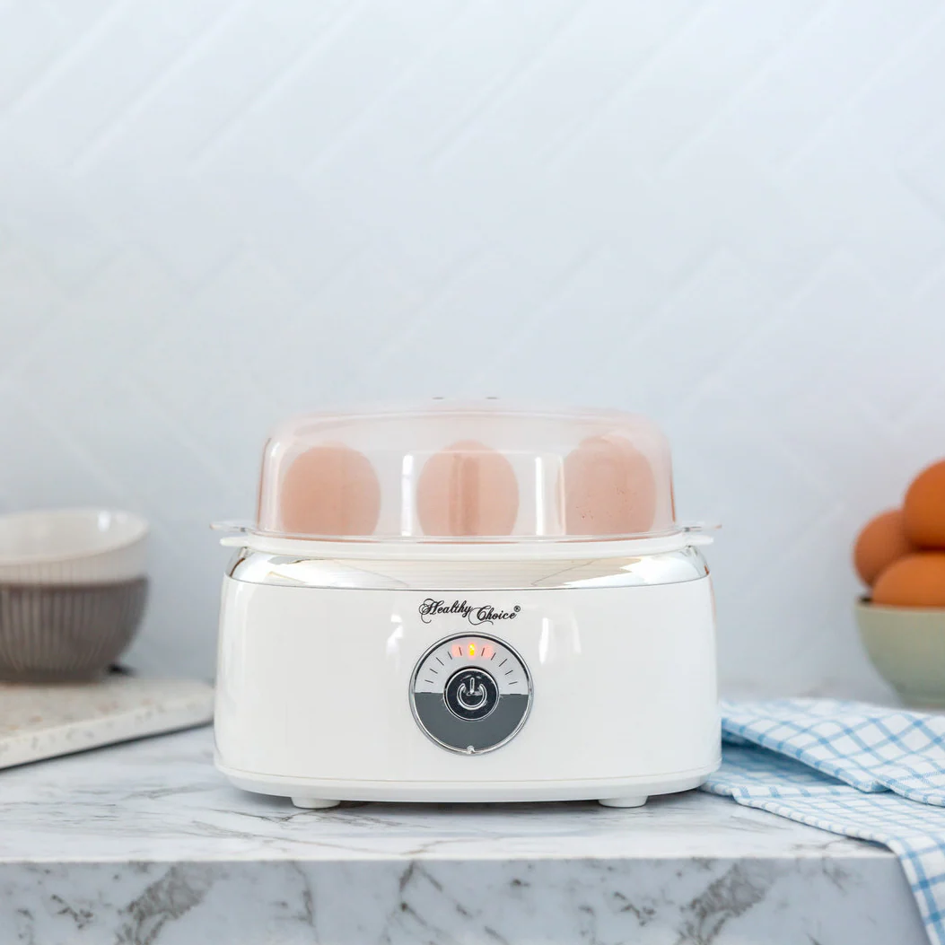 Electric Egg Steamer, Fits 7 Eggs & Cooked Perfectly - Nurns