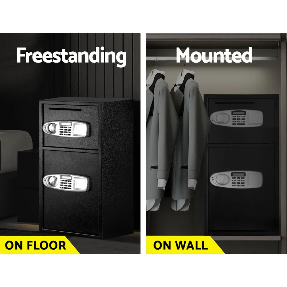 Security Safe Box Double Door - Nurns