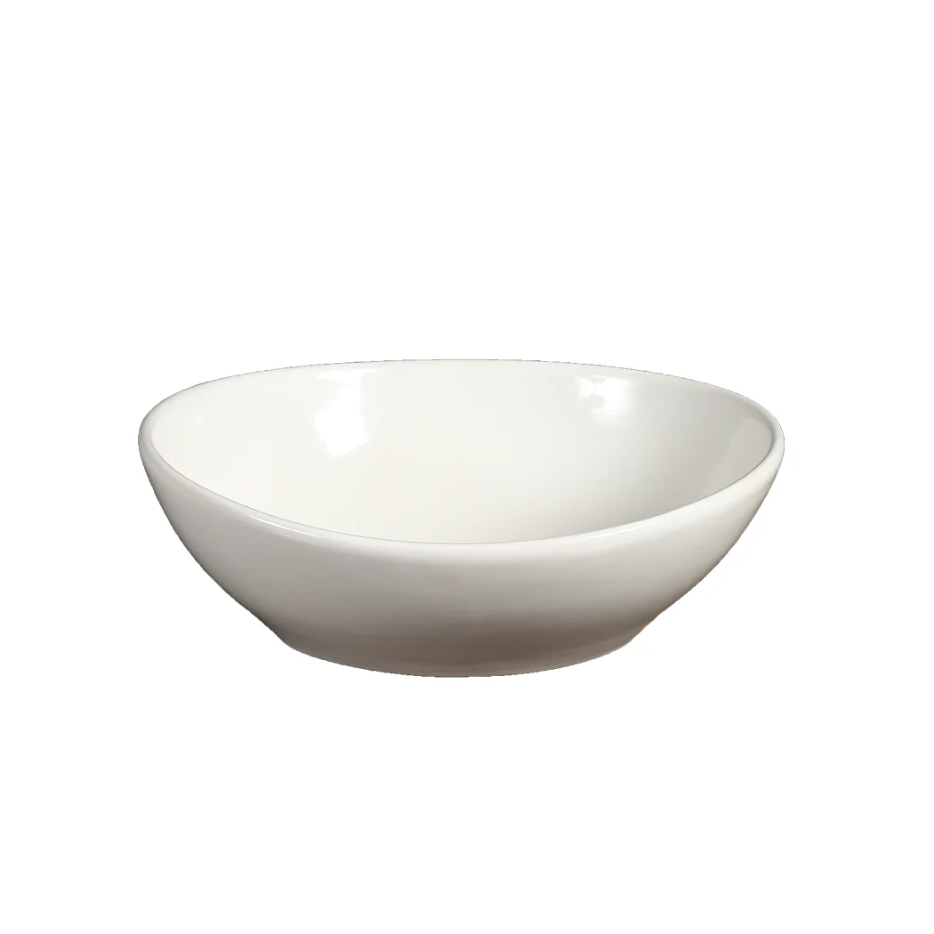 Round Ceramic Basin Bathroom Wash Counter Top Hand Wash Bowl Sink Vanity Above Basins - Nurns