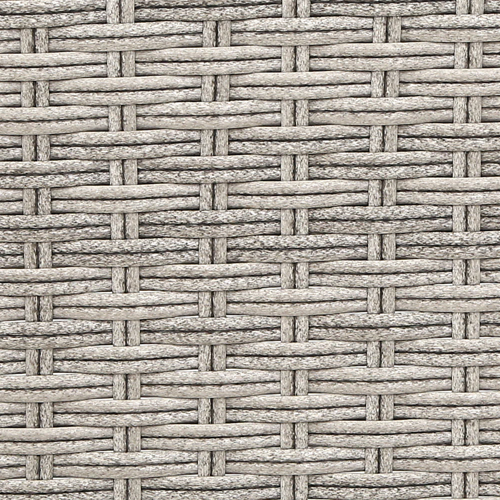 Yeovil Set of 2 Recliner Chair Outdoor Furniture Setting Patio Wicker Sofa Chair and Ottoman - Grey - Nurns