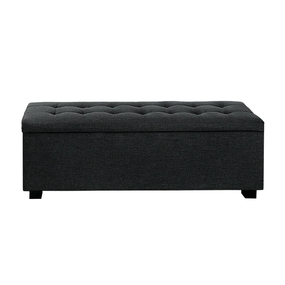 Premium Storage Ottoman - Charcoal - Nurns