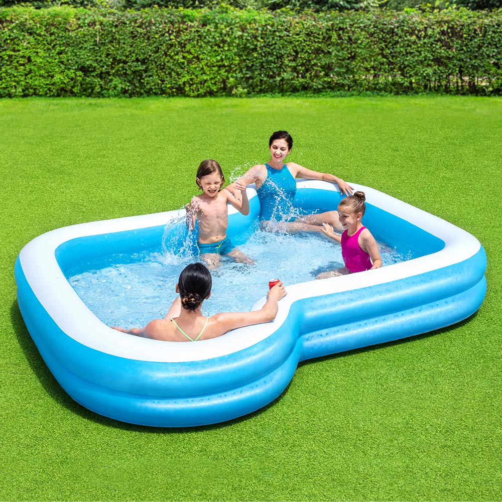 Bestway Kids Pool 305x274x46cm Inflatable Above Ground Swimming Pools 1207L - Nurns