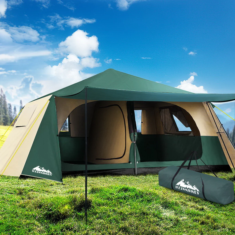 Instant Up Camping Tent 8 Person Pop up Tents Family Hiking Dome Camp - Nurns