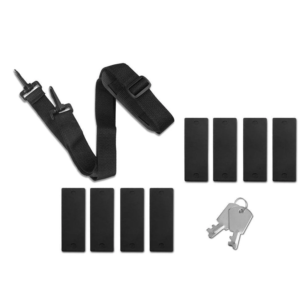 Portable Cosmetic Beauty Makeup Case - Black & Gold - Nurns