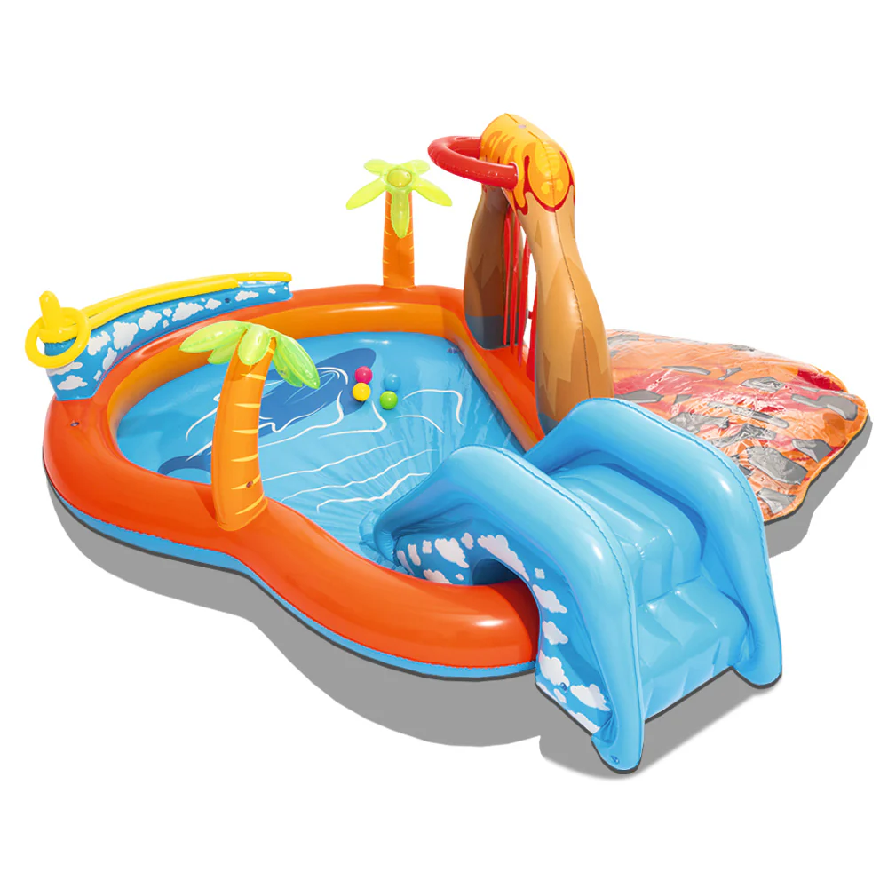 Bestway Kids Pool 265x265x104cm Inflatable Above Ground Swimming Play Pools 208L - Nurns