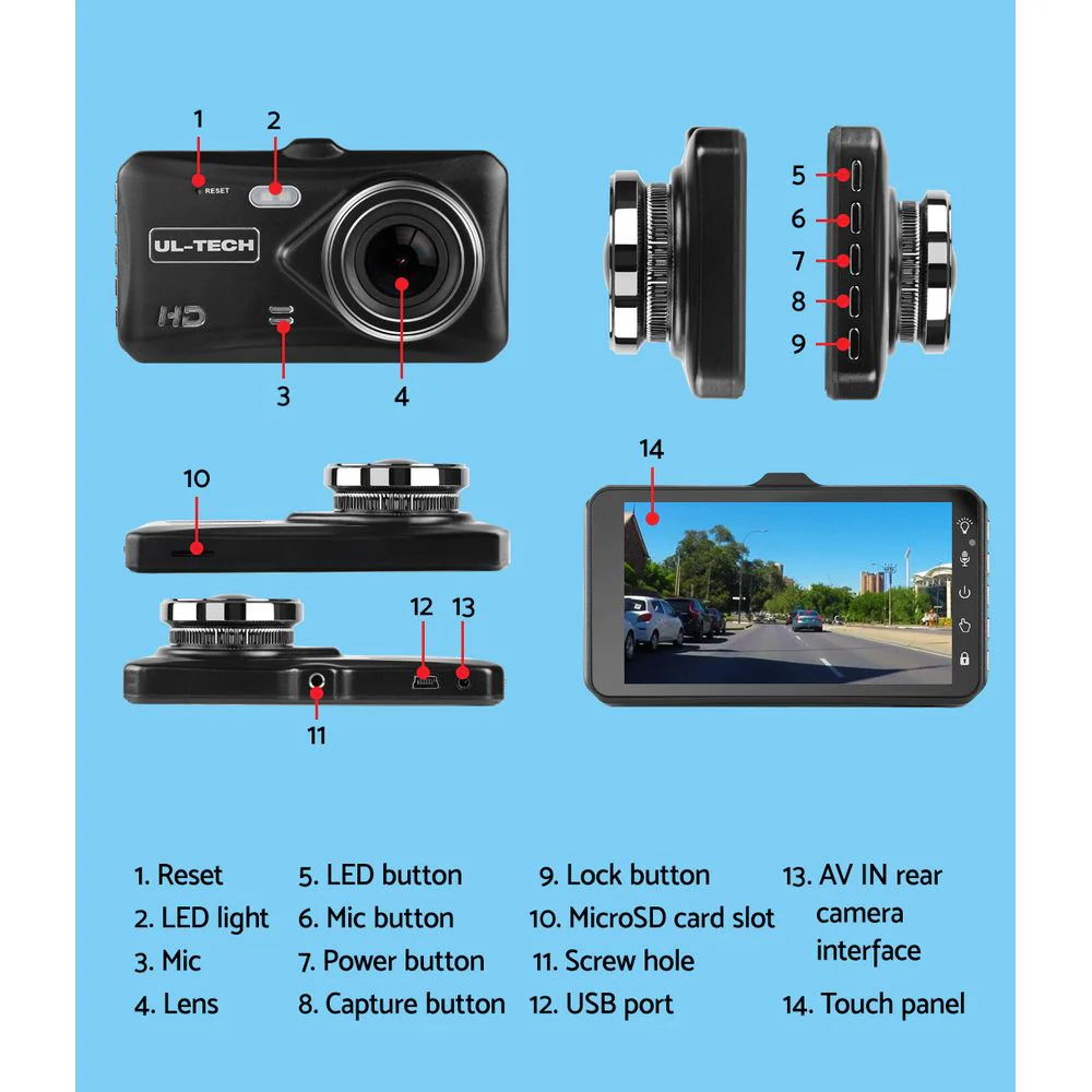 Dash Camera 1080P 4