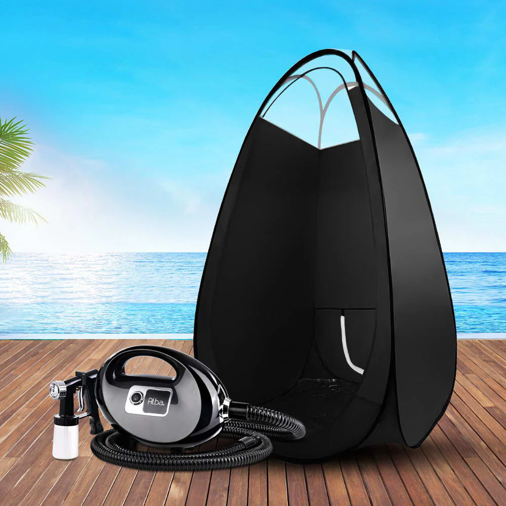 Spray Tan Machine Spray Gun Spray tent Kit HVLP System Fixed Speed Sunless - Nurns