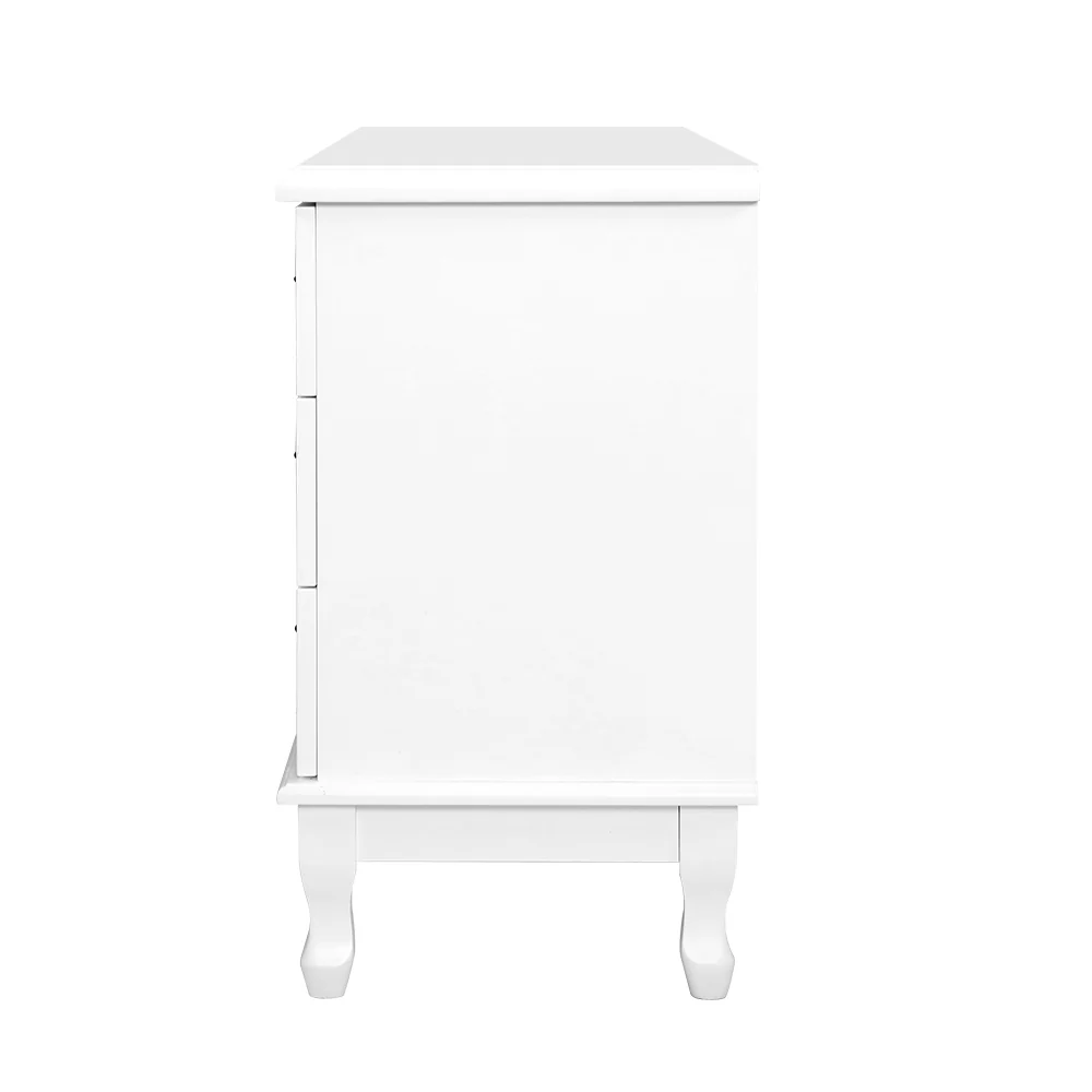 Artiss 6 Chest of Drawers - White - Nurns