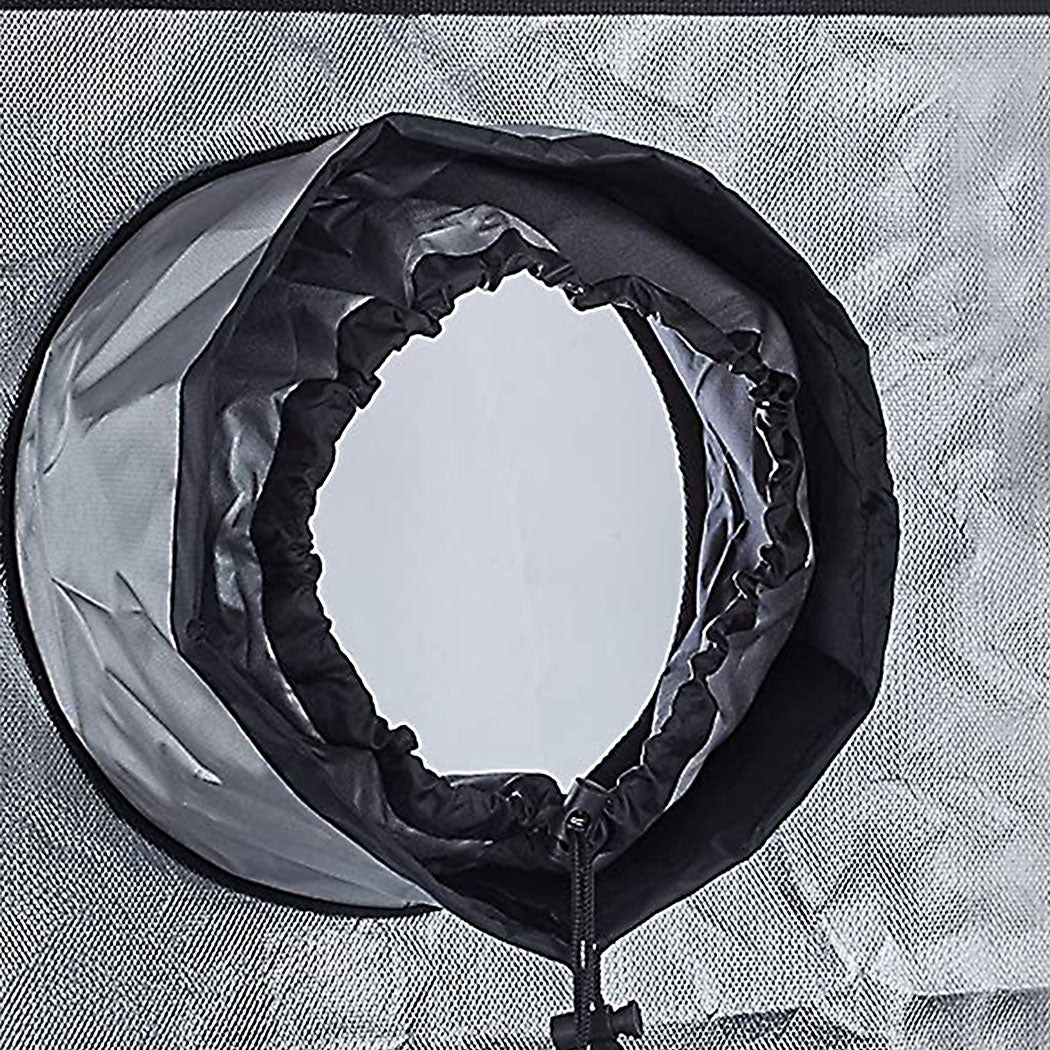 Garden Hydroponics Grow Room Tent Reflective Aluminum Oxford Cloth 75x75x160cm - Nurns