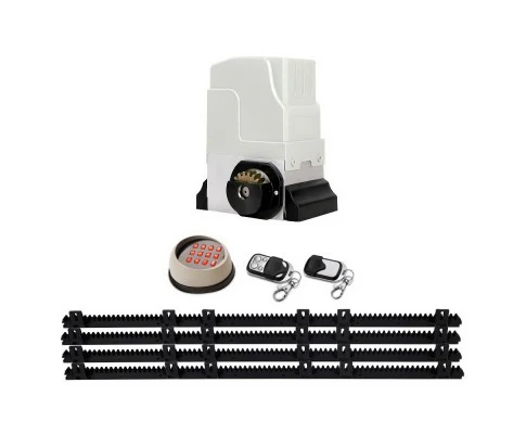 Electric Sliding Gate Opener 1800KG With Keypad Remote 4M Rail - Nurns