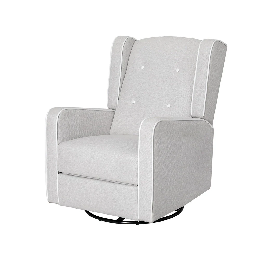 Stheno Recliner Armchair 360° Swivel - Grey - Nurns