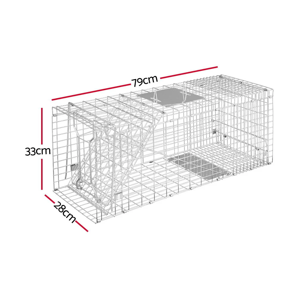 Animal Trap Humane Possum Cage Live Animal Catch Rabbit Cat Hare Fox - Nurns