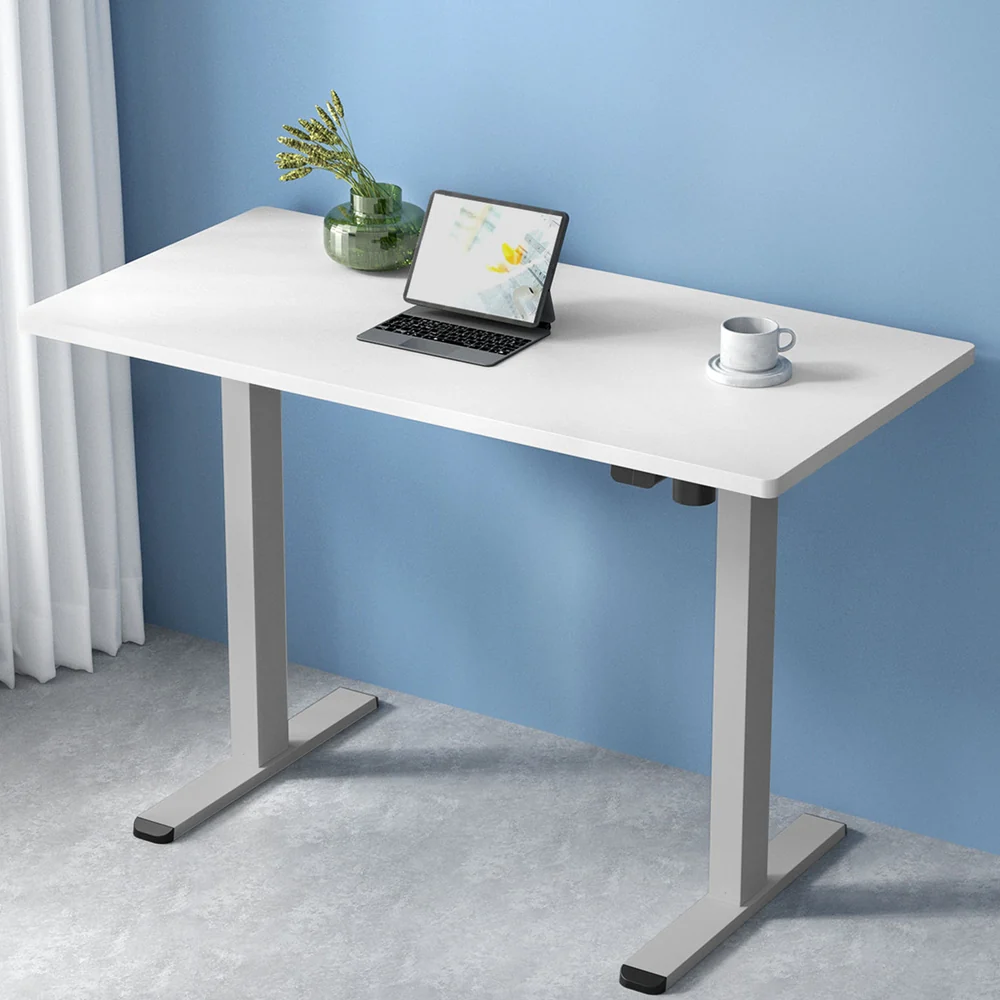 Artiss Standing Desk Motorised 120cm White - Nurns