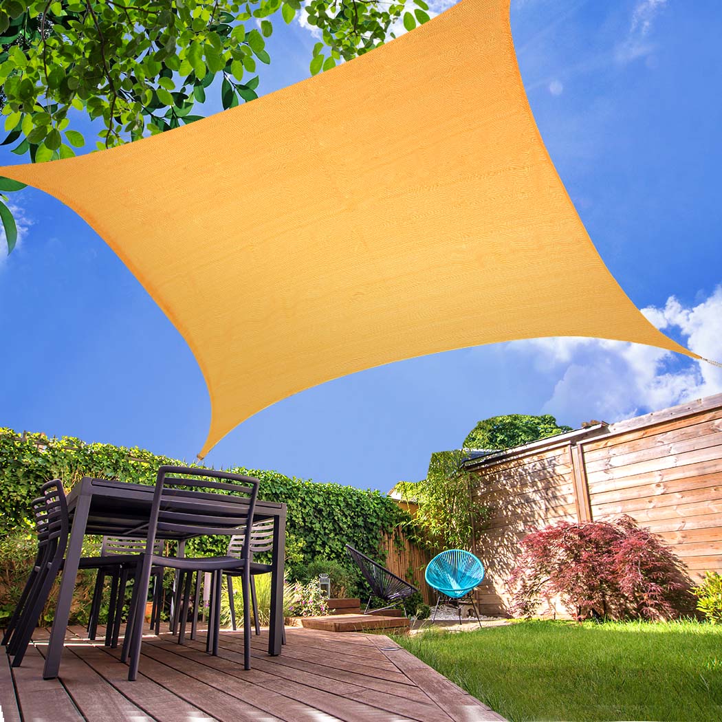 Mountview Sun Shade Sail Cloth Canopy X-Large - Nurns