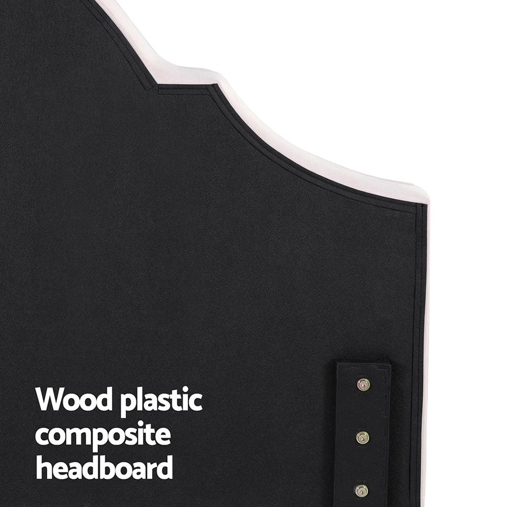 Bed Head Headboard Velvet - Beige Queen - Nurns