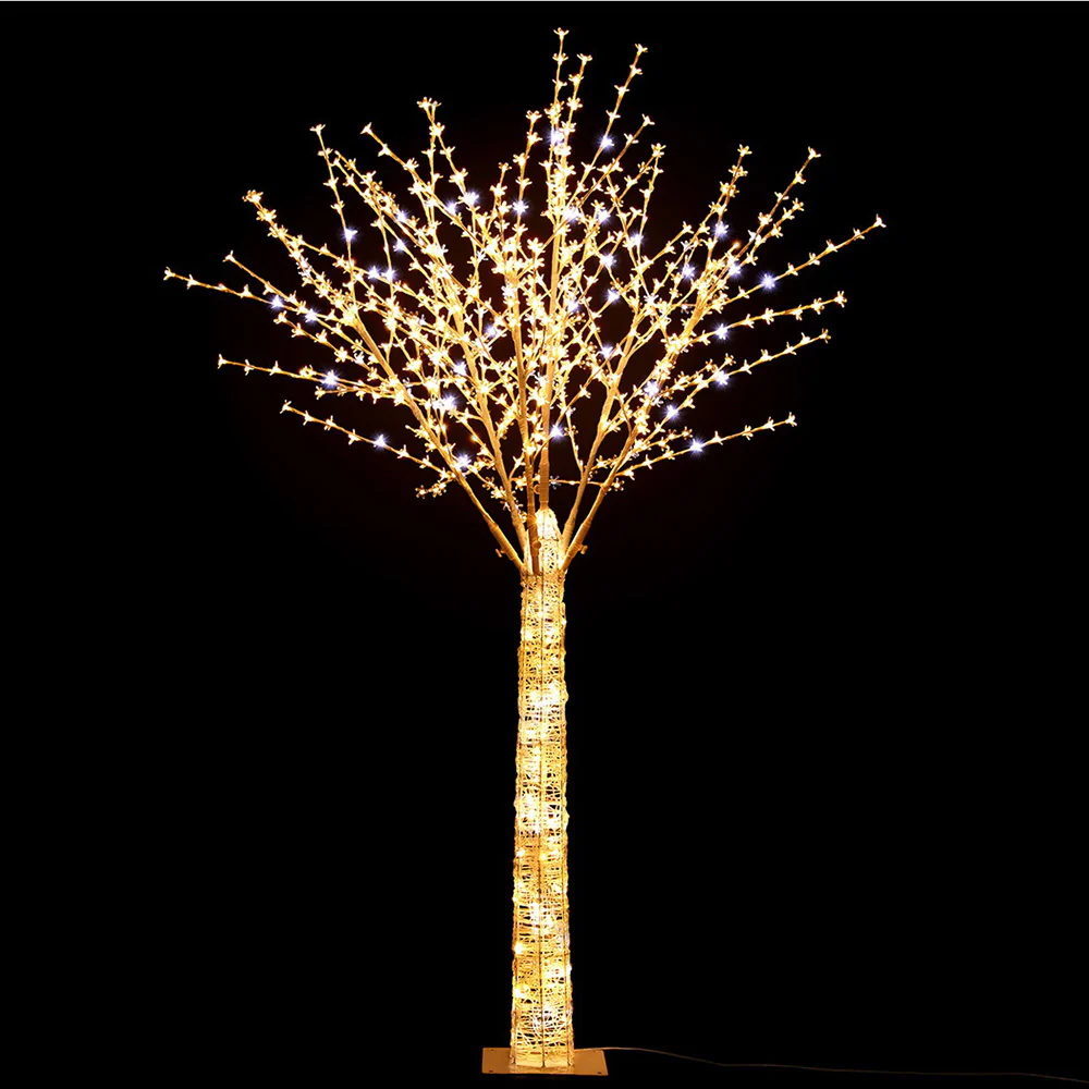 7ft 2.1m 780 LED Christmas Tree Cherry Blossom Trees Xmas Decor - Nurns