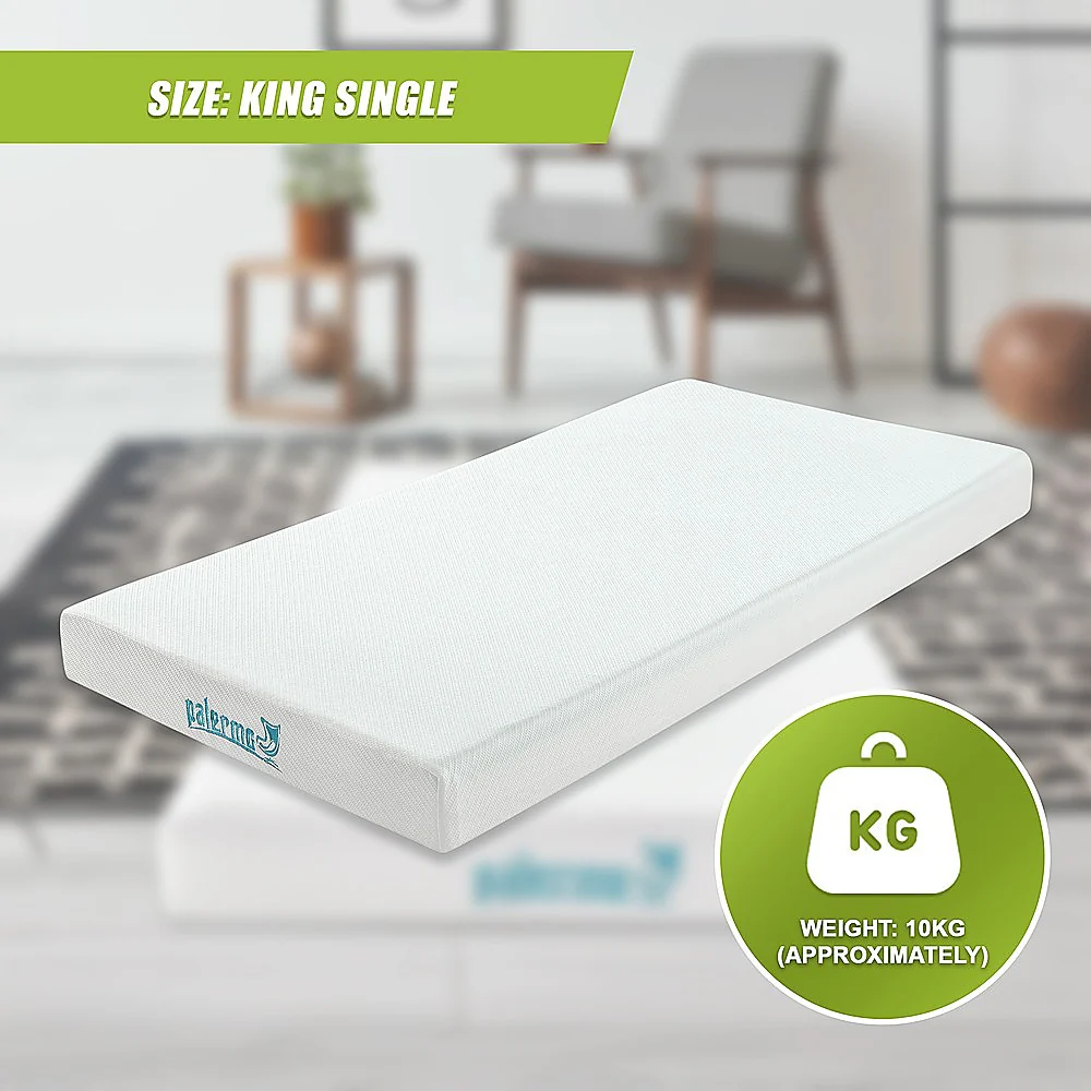 Kairos 15.25cm Mattress Memory Foam Green Tea Infused - King Single - Nurns
