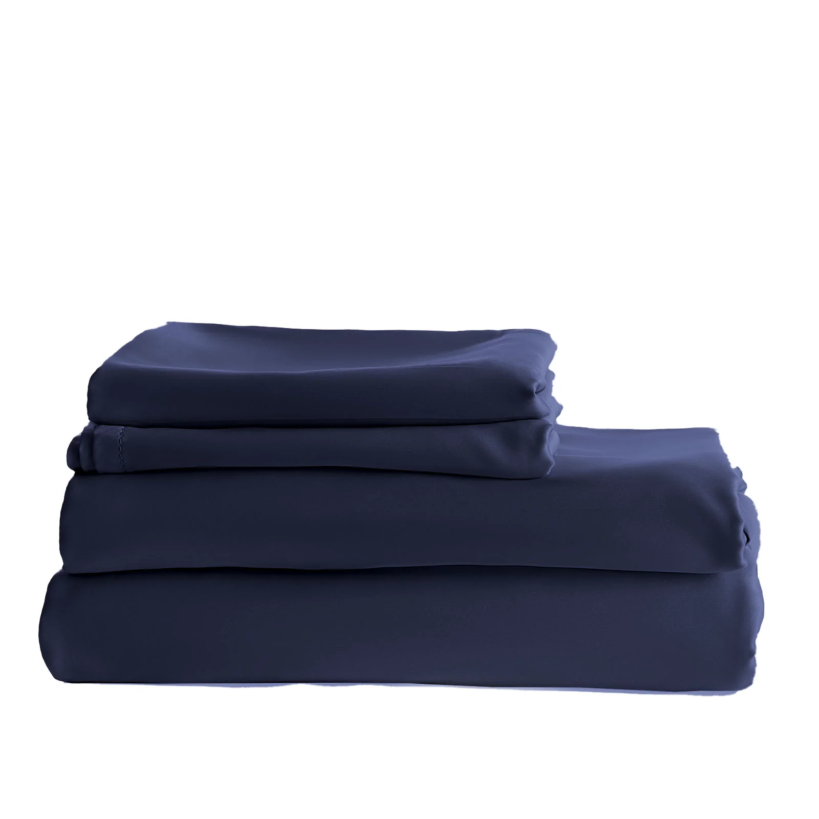 KING 1000TC Bamboo Cotton Quilt Cover Sets - Royal Blue - Nurns