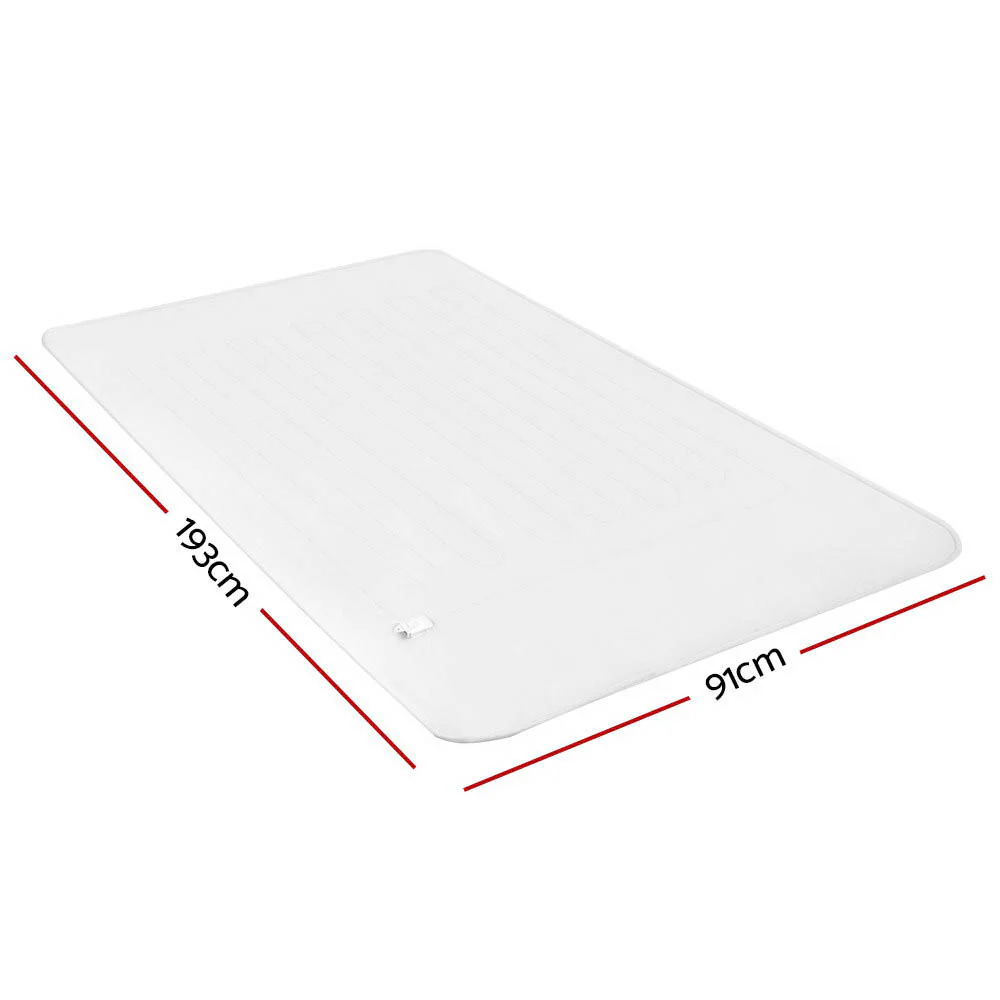 Wilmer Electric Soft Blanket Single Size Polyester - White - Nurns