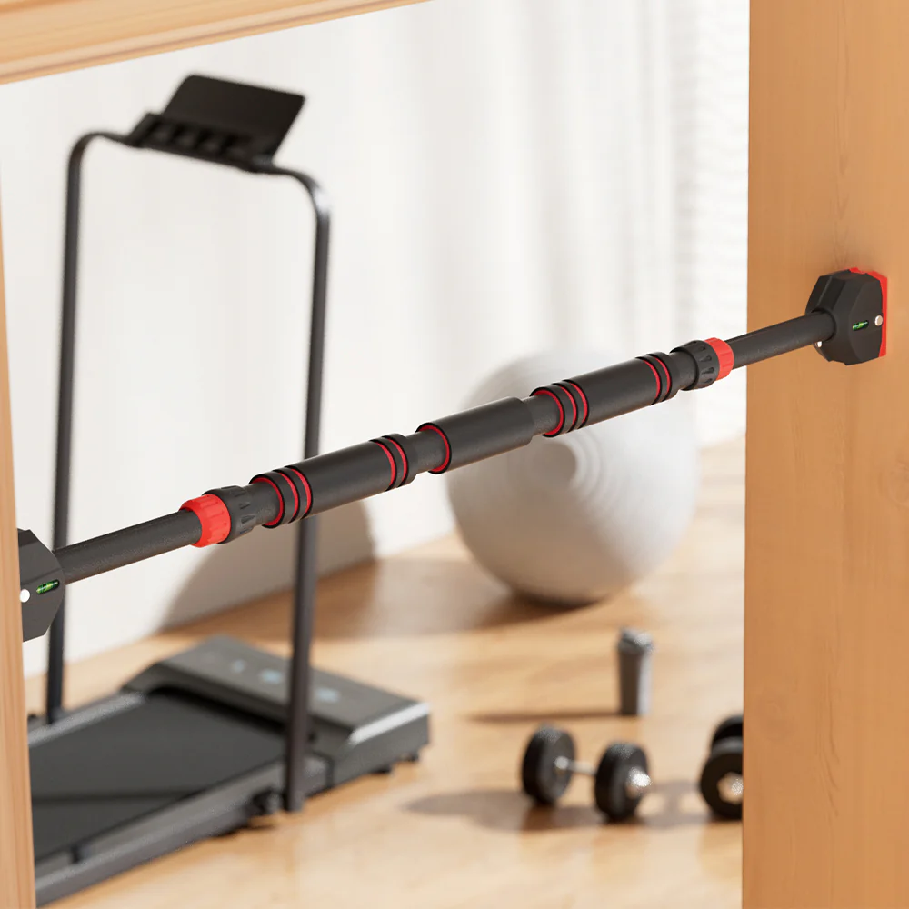 Everfit Pull Up Bar 70CM-95CM Doorway Chin Up Horizontal Bar Gym - Nurns