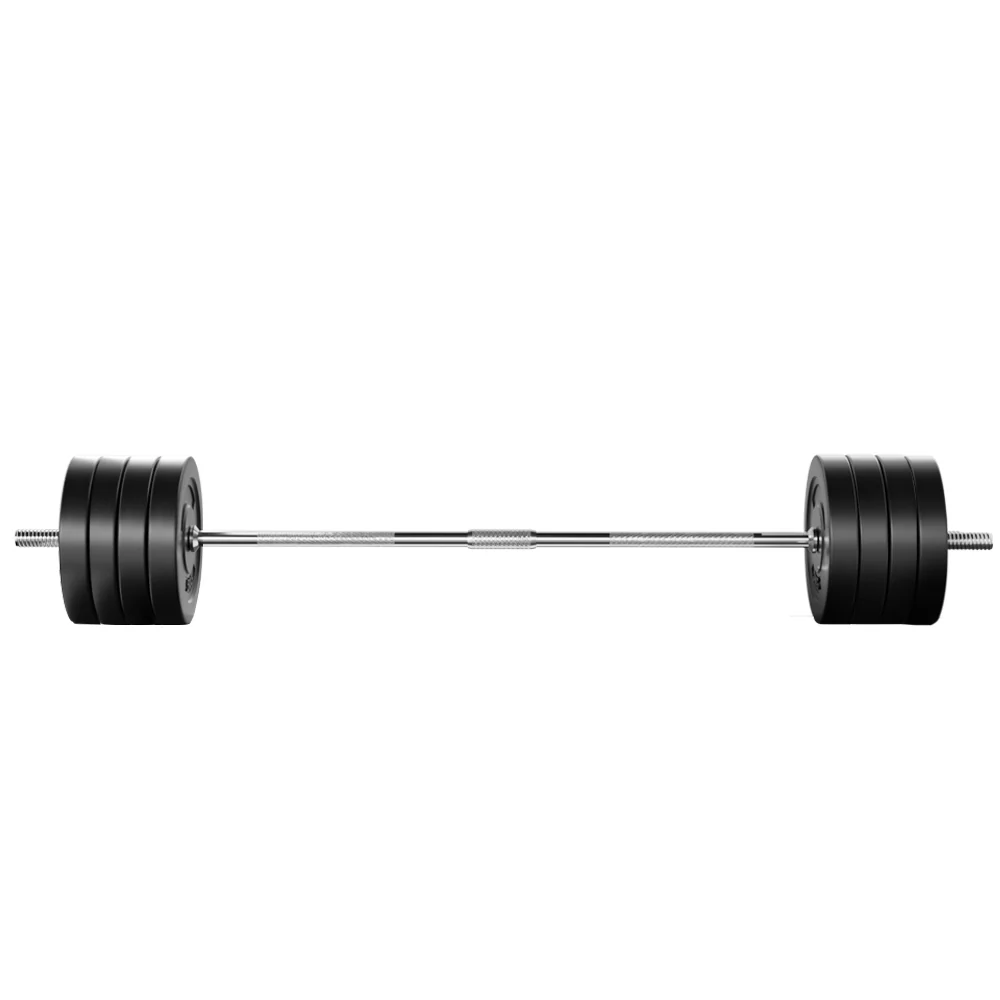 Everfit 88kg Barbell Set Weight Plates Bar Lifting Bench 168cm - Nurns