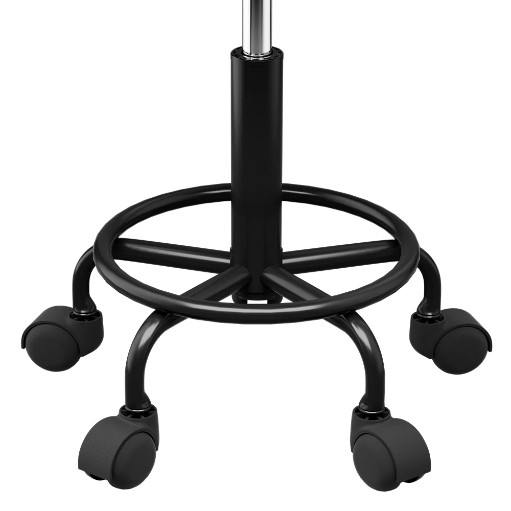 Salon Stool Square Swivel Chair Black - Nurns