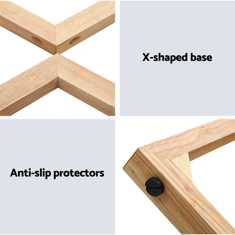 Iestyn Coffee Table Round Nightstand Furniture Wooden - Beige - Nurns