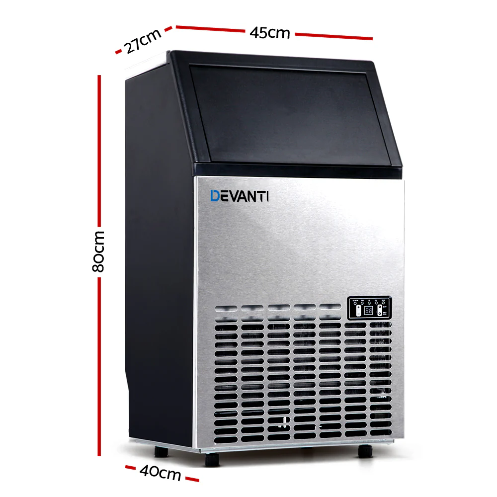 Devanti 60kg Commercial Ice Maker Machine - Nurns