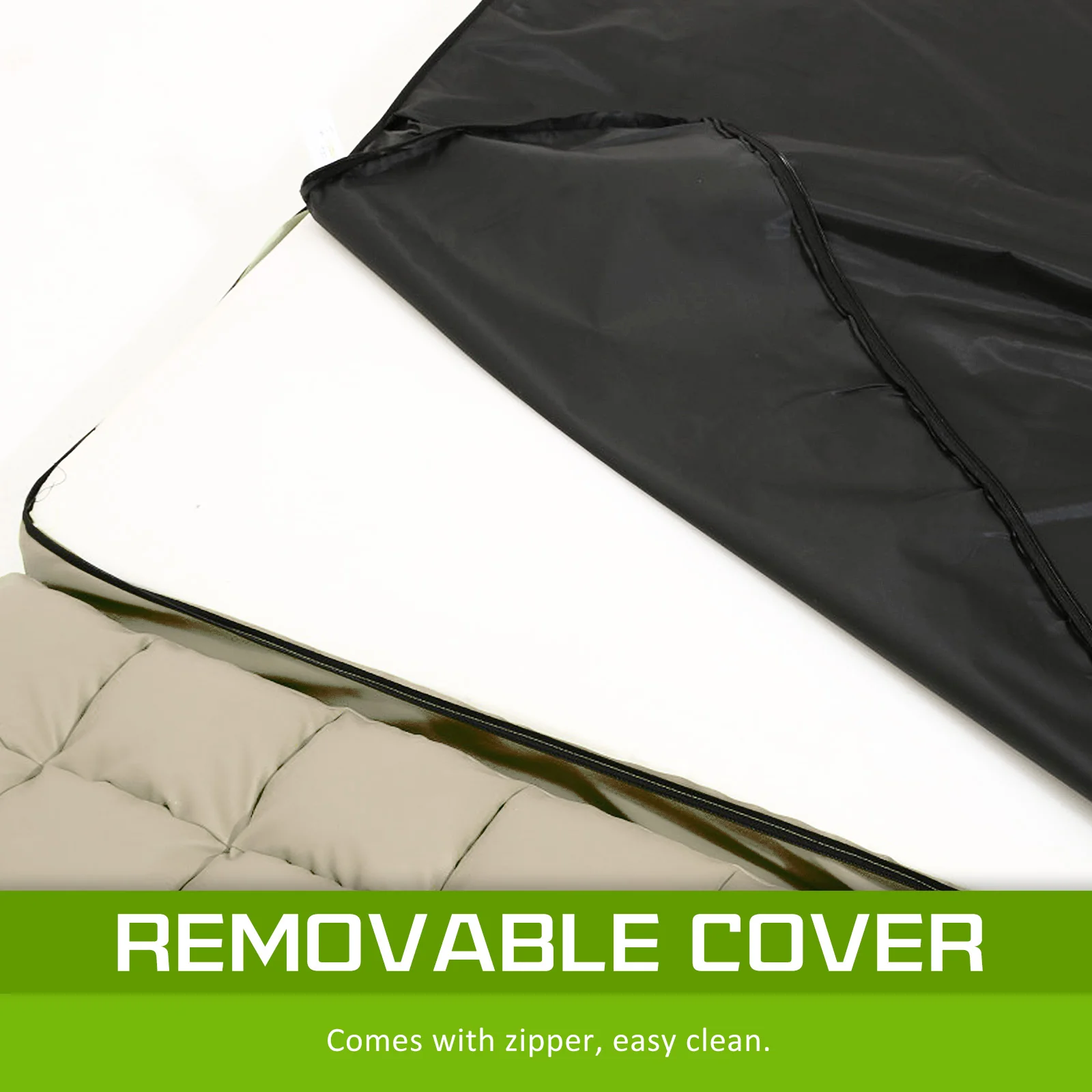 Merryn 2-Seater Lounge Couch Sofa Bed Double Seat Leather - Beige - Nurns