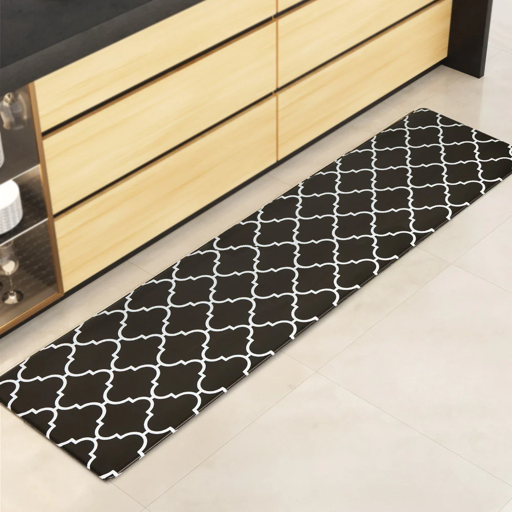 Wren 45x180 Kitchen Mat Non-slip PVC Anti Fatigue Floor Rug Home - Nurns