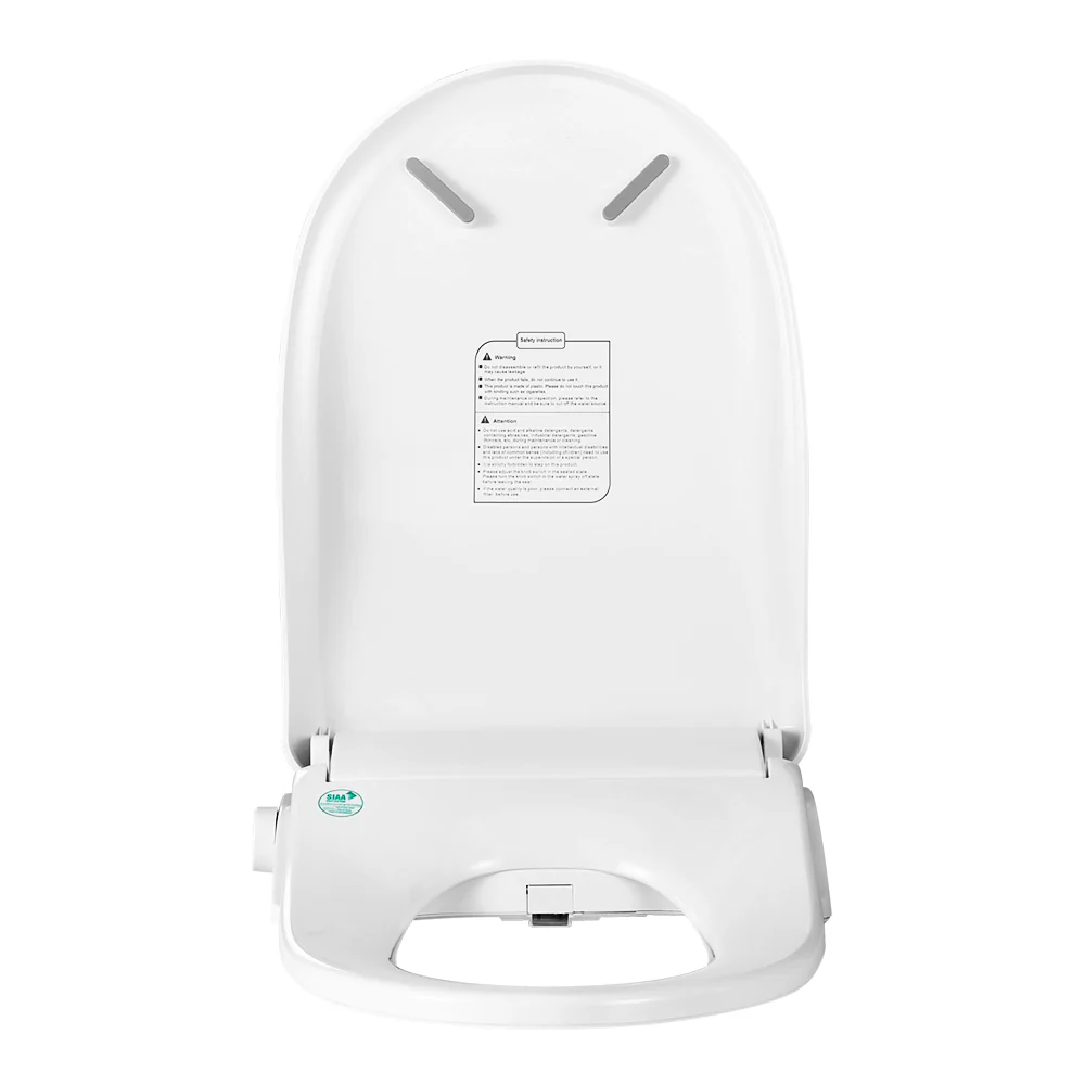 Non Electric Bidet Toilet Seat Cover Bathroom Spray Water Wash D Shape - Nurns