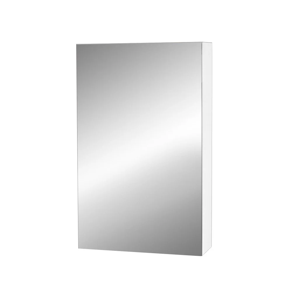 Bathroom Vanity Mirror with Storage Cabinet - White - Nurns
