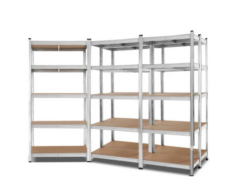 Giantz 5x1.8M Garage Shelving Warehouse Rack Pallet Racking Storage Shelf Silver - Nurns