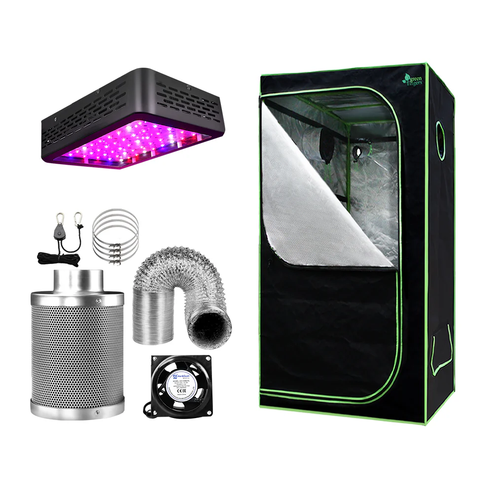 Grow Tent Light Kit 60x60x140CM 600W LED 4
