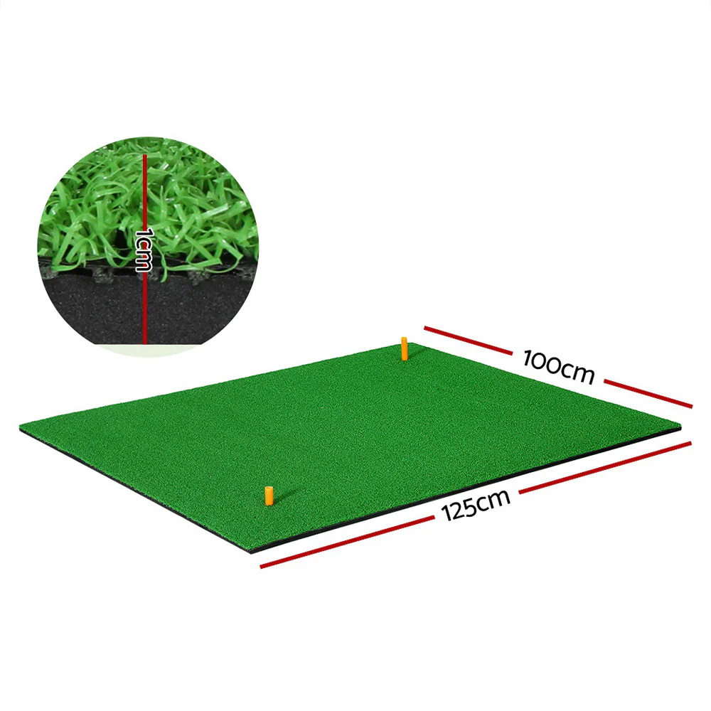 Everfit Golf Hitting Mat Portable Driving Range Practice Training Aid 100x125cm - Nurns