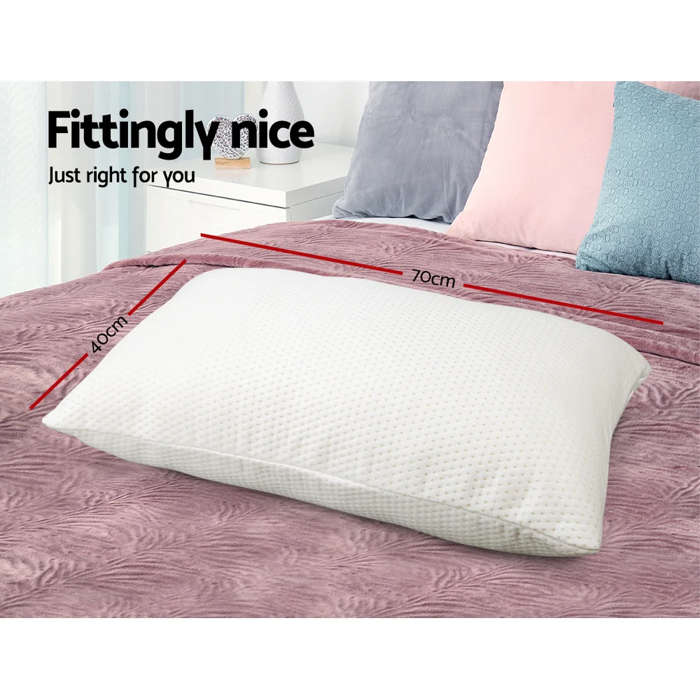Set of 2 Memory Foam Pillow 19cm Thick - Nurns