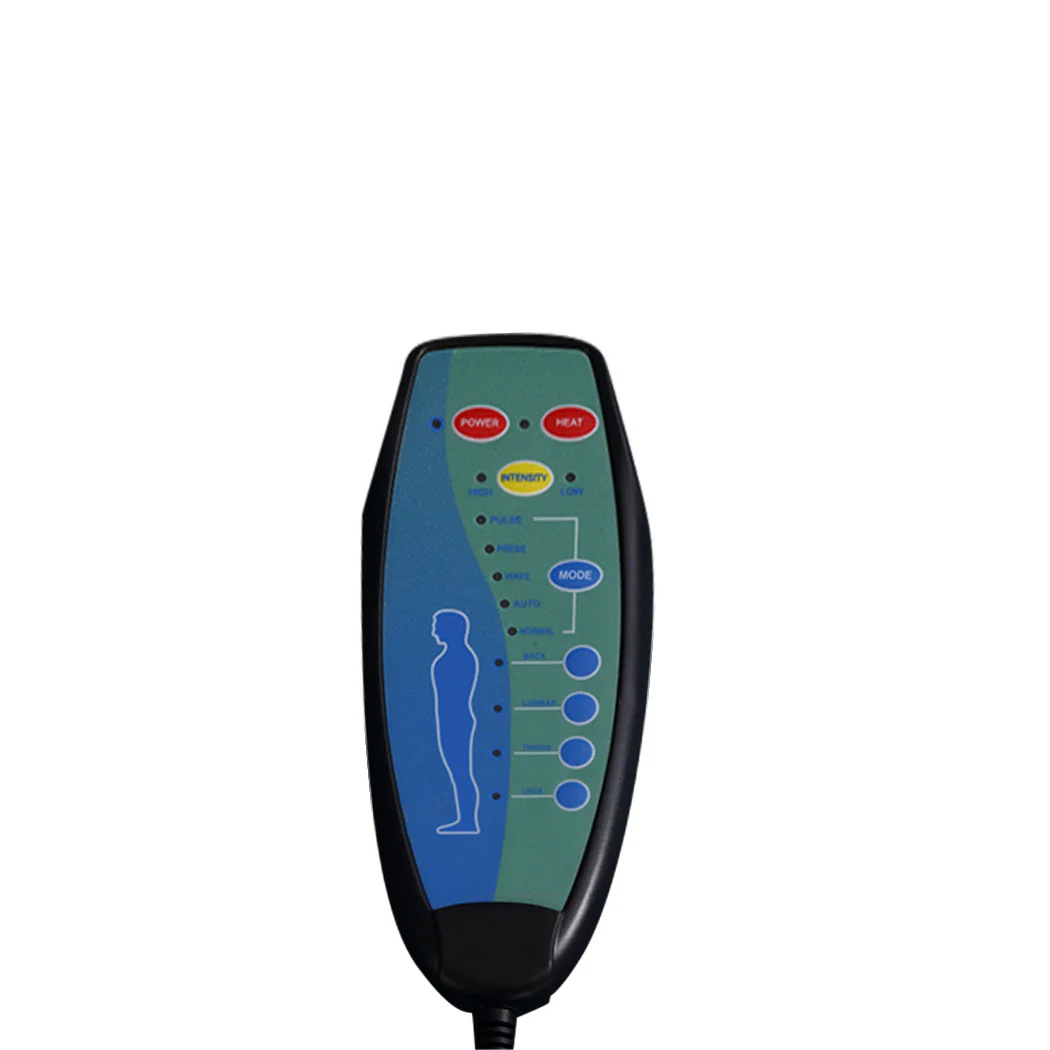 Cyrene Massage Chair Recliner Chair Heated Lounge Armchair 360 Swivel - Black - Nurns