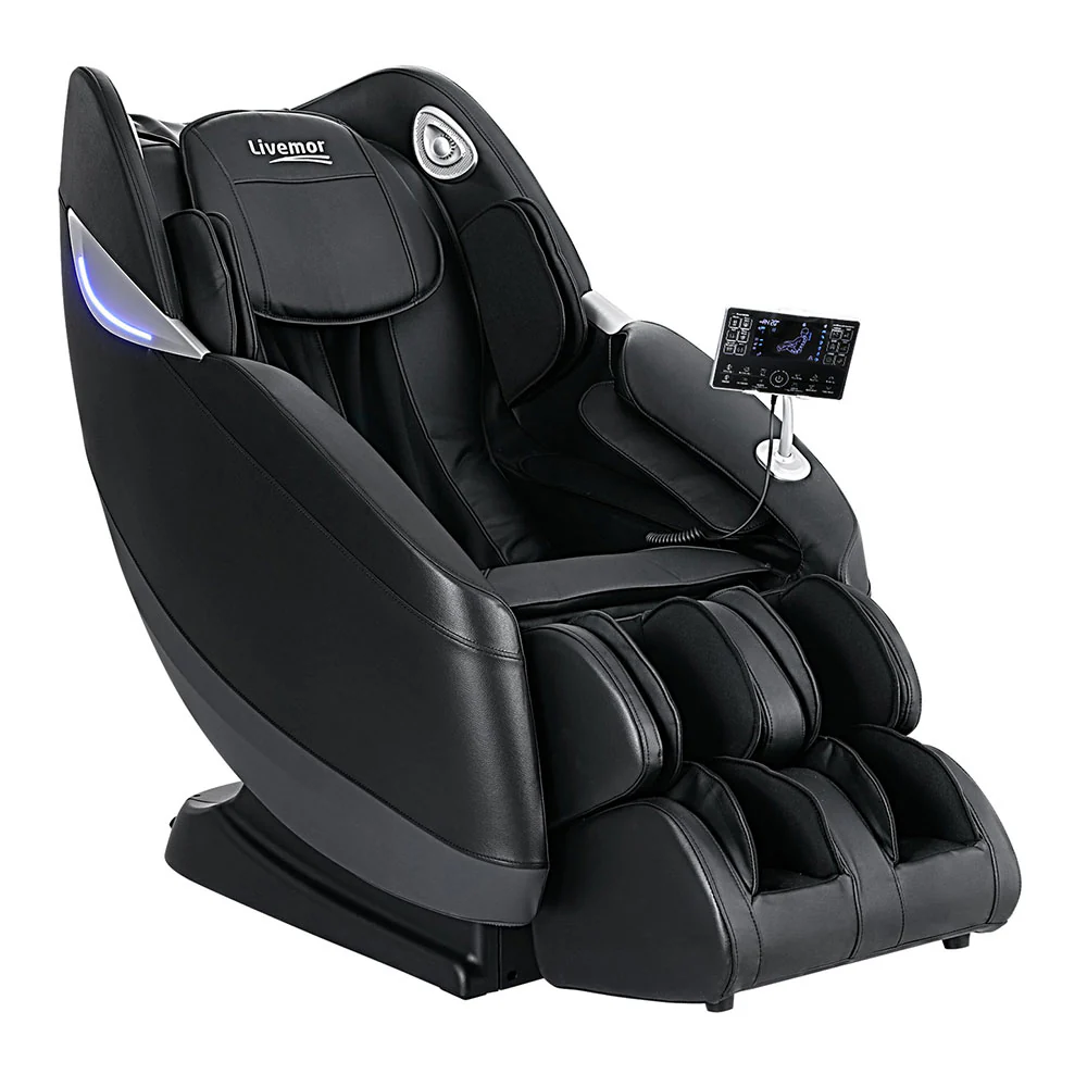 Eris Massage Chair Electric Recliner Home 3D Massager - Black - Nurns