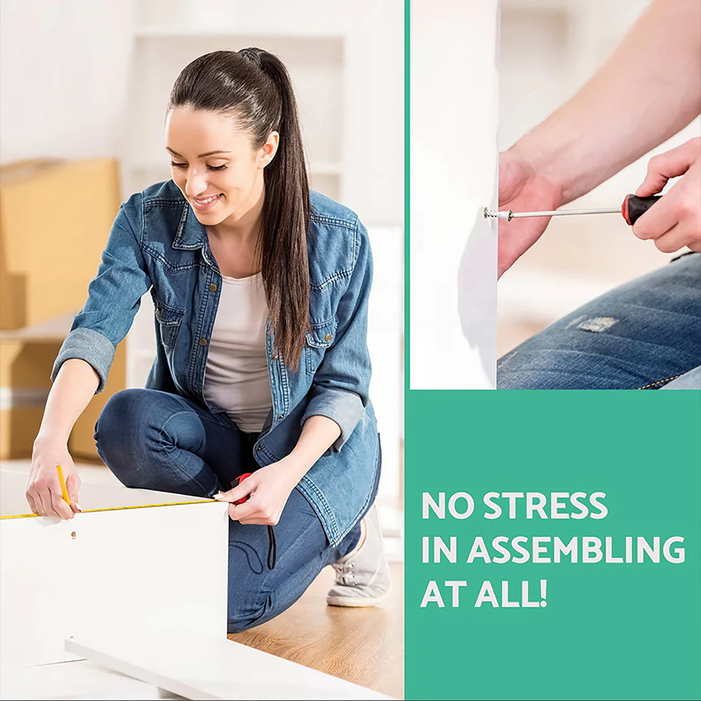 Bathroom Storage Cabinet - White - Nurns