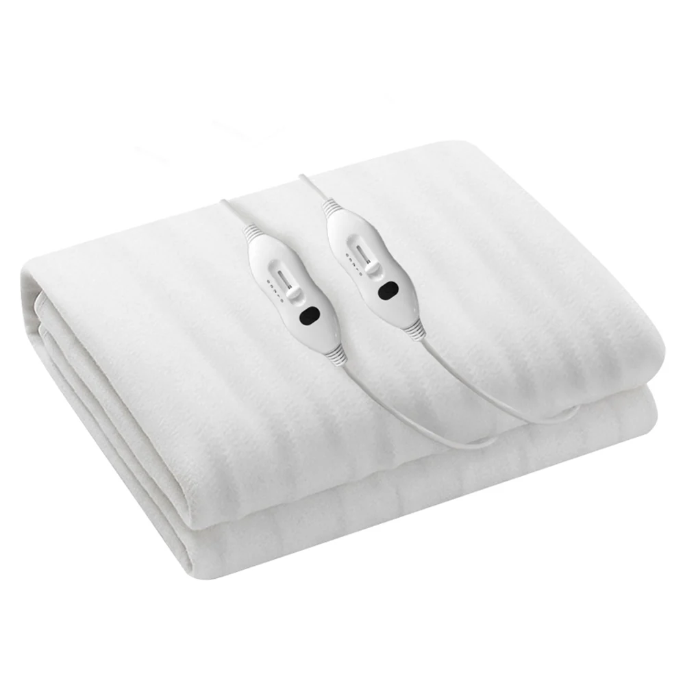 Wilmer Electric Soft Blanket Queen Size Polyester - White - Nurns
