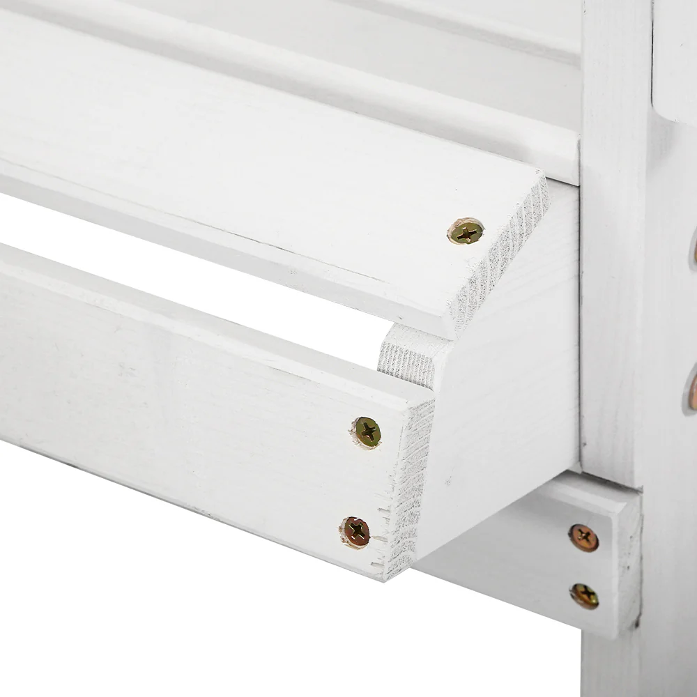 Adirondack Gardeon 2PC Outdoor Table and Chair Wooden Beach Chair Patio Furniture - Nurns