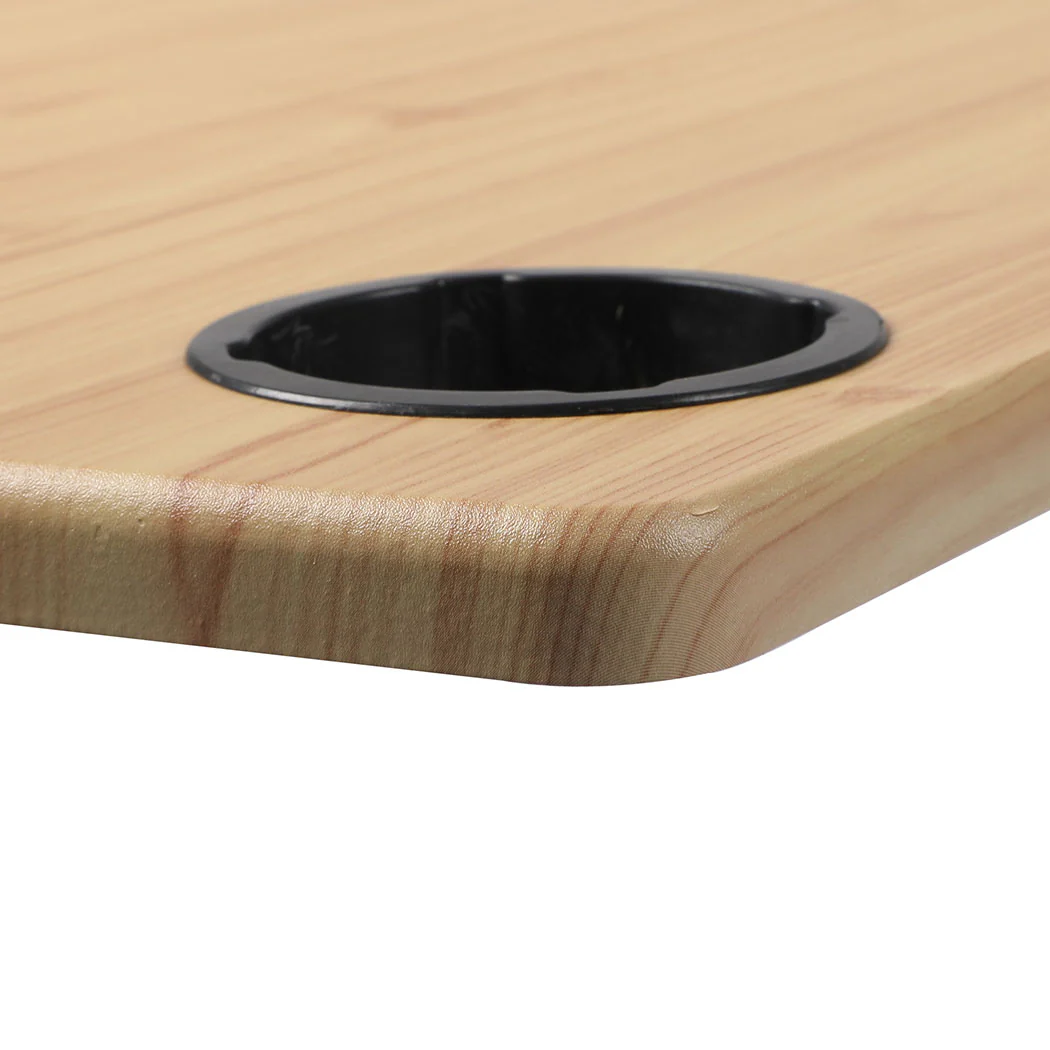 Levede Standing Desk Height Adjustable Oak - Nurns