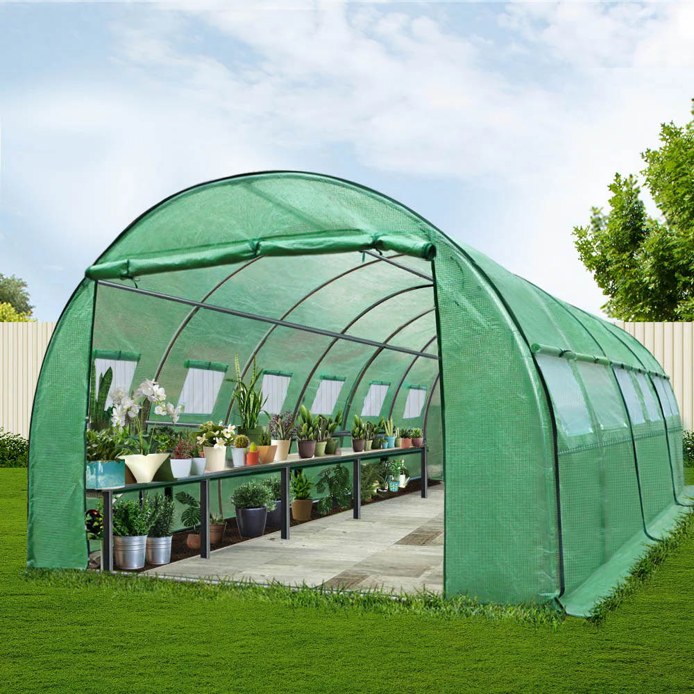 Greenfingers Greenhouse 6x3x2M Walk in Green House Tunnel Plant Garden Shed Dome - Nurns