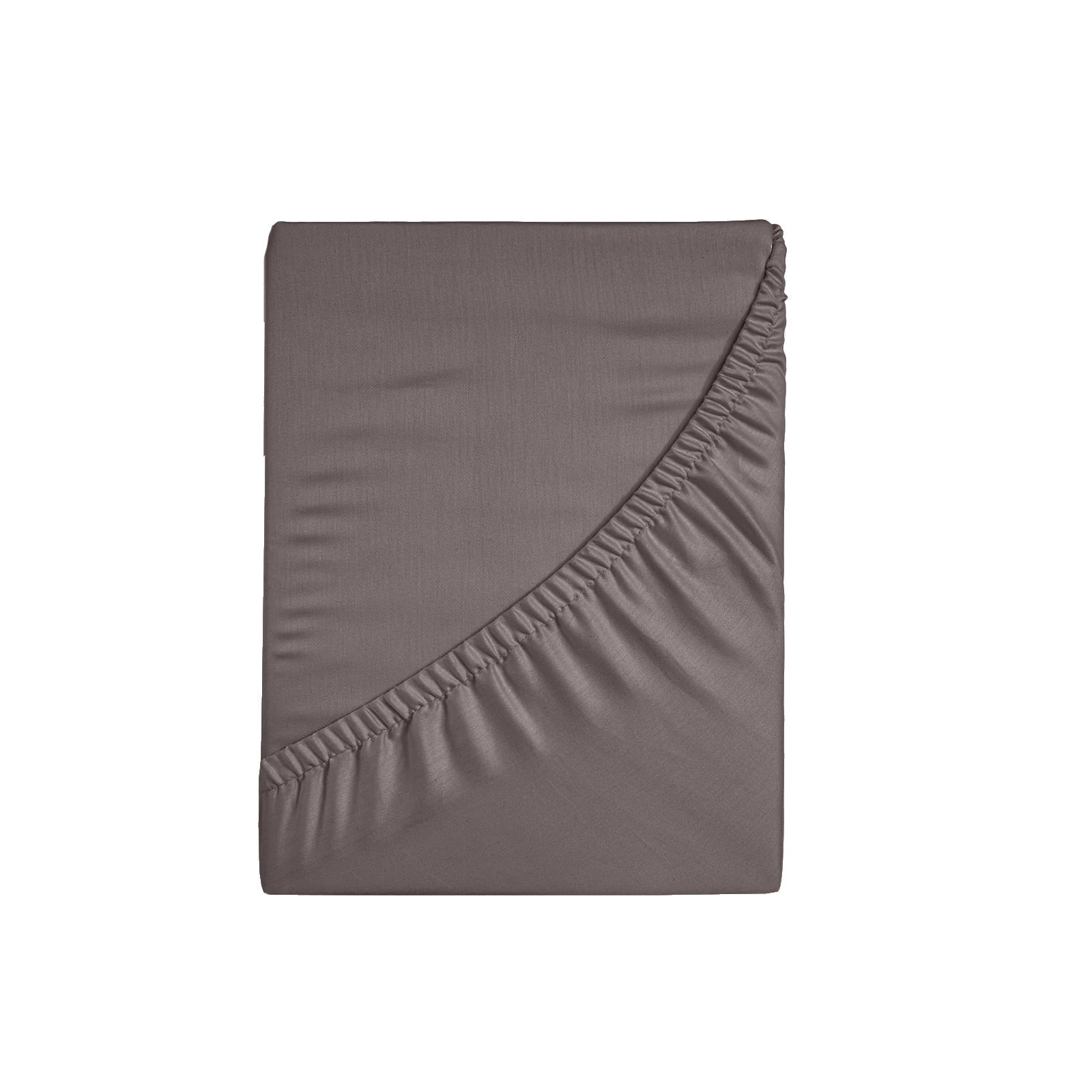 Double Royal Comfort 1500TC Cotton Rich Fitted Sheet 3pc Set - Dusk Grey - Nurns