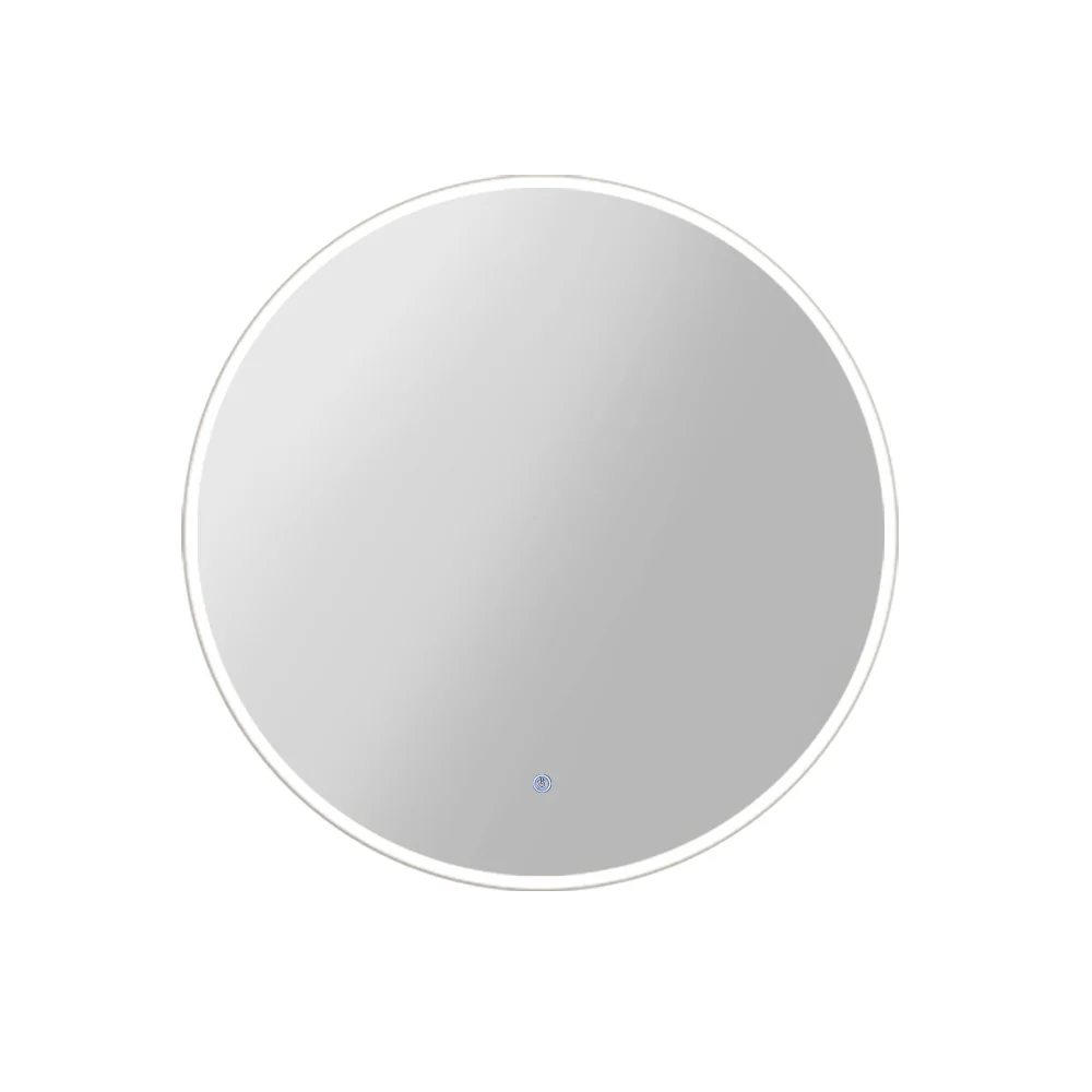 LED Wall Mirror Bathroom Light 80CM Decor Round decorative Mirrors - Nurns