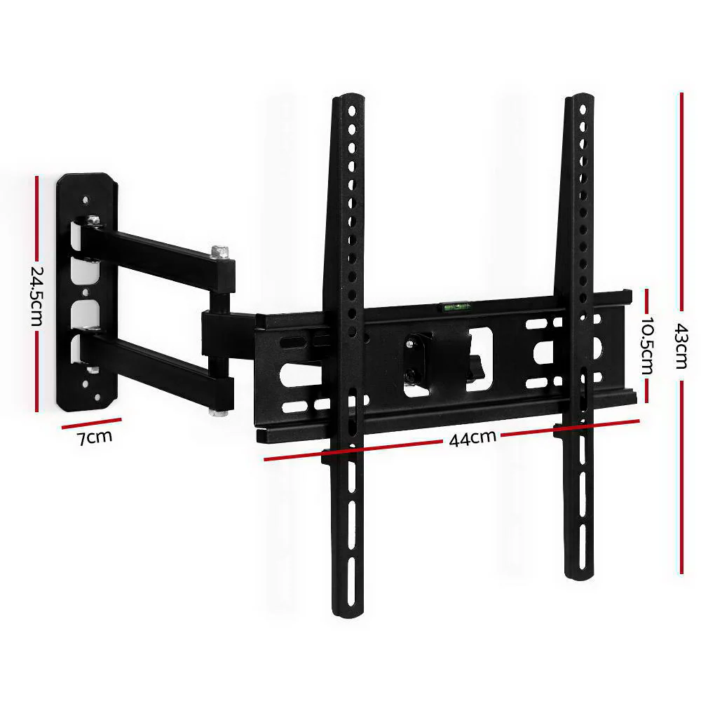 TV Wall Mount Bracket Tilt Swivel Full Motion Flat Slim LED LCD 23 inch to 55 inch - Nurns