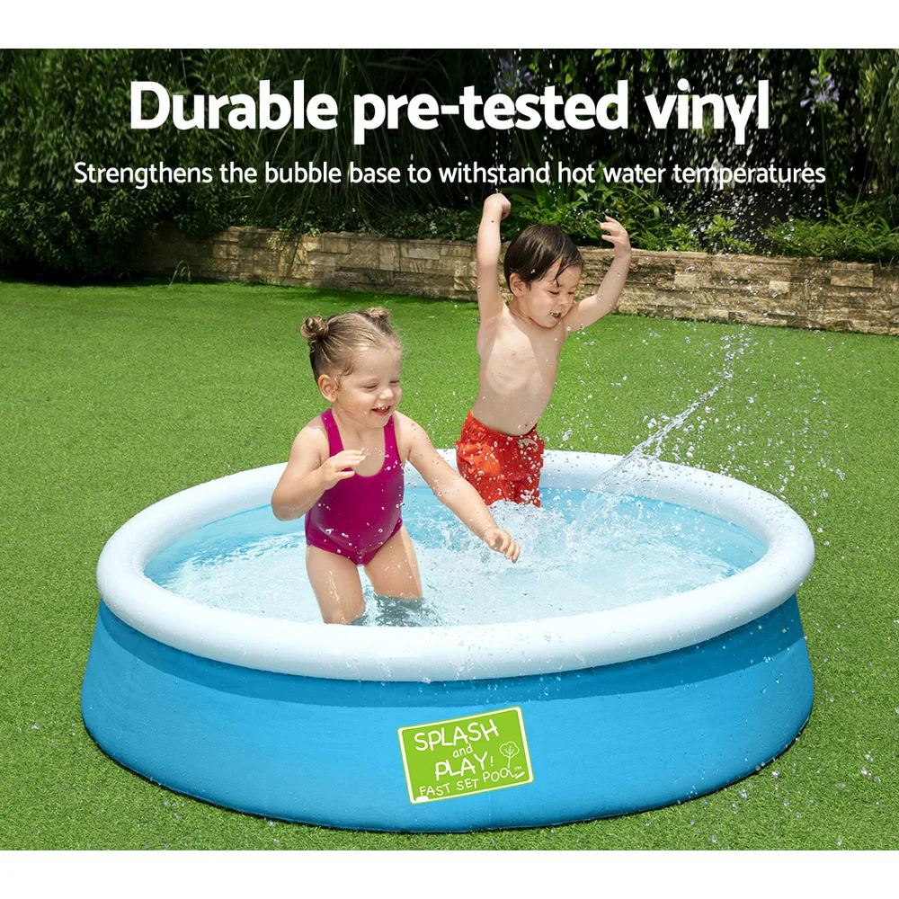 Bestway Kids Pool 152x38cm Round Inflatable Above Ground Swimming Pools 477L - Nurns